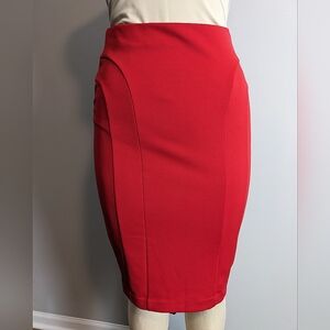 The Limited, NWT, Cherry Red pencil skirt, Sz. 4